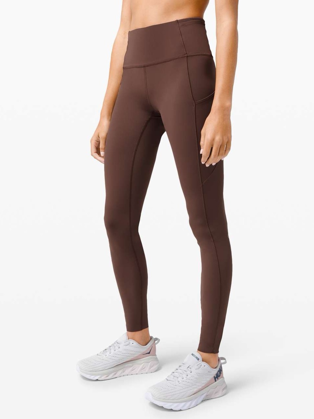 Lululemon Fast and Free Tight 28" *Non-Reflective - Brown Earth - Picture 6 of 10